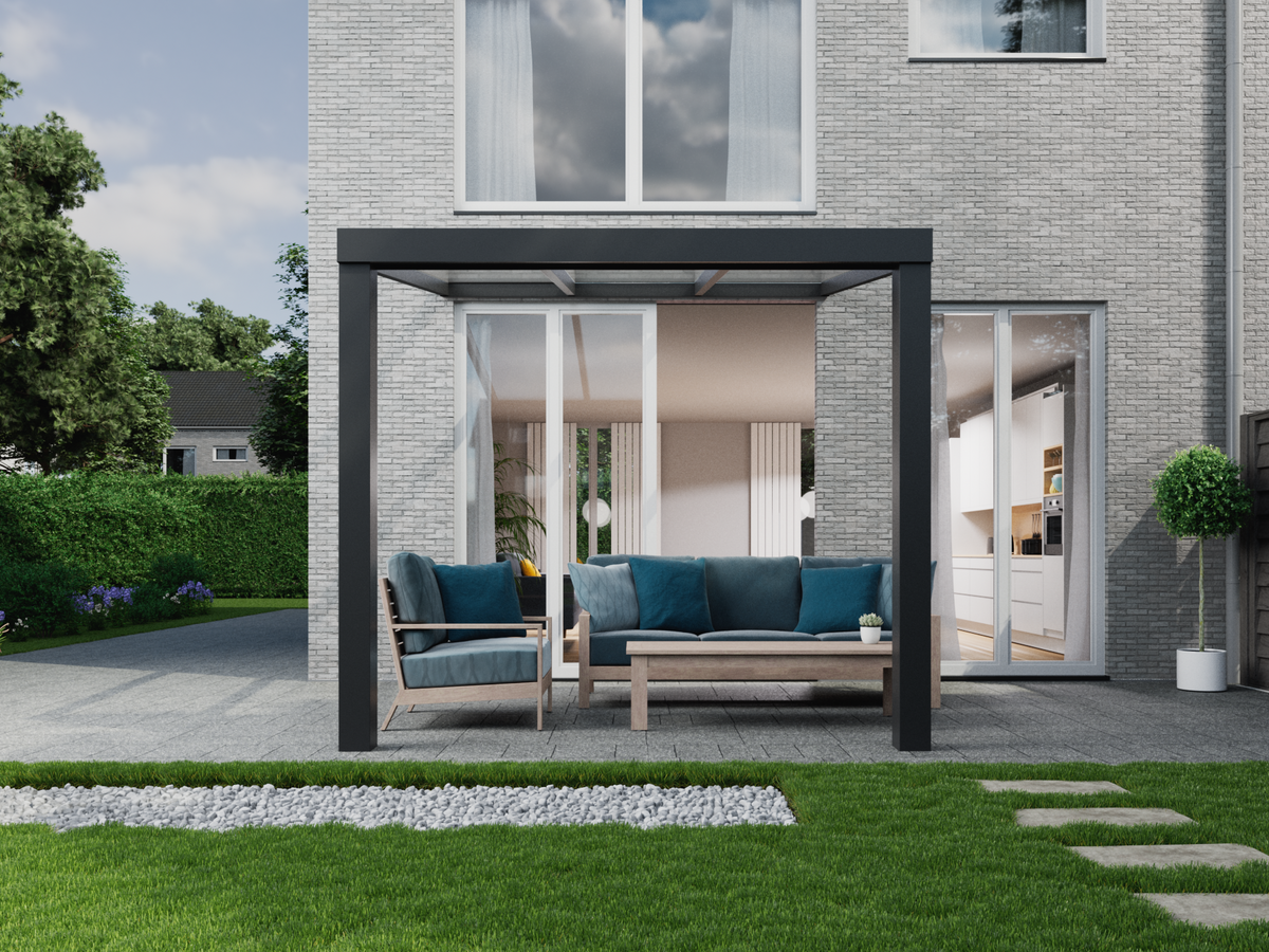 Terrassenüberdachung 3.06 m – Polycarbonatdach