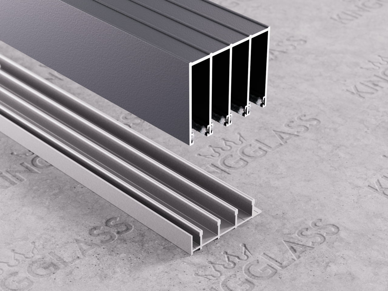 Oberschiene / Unterschiene Zusatz 2 m