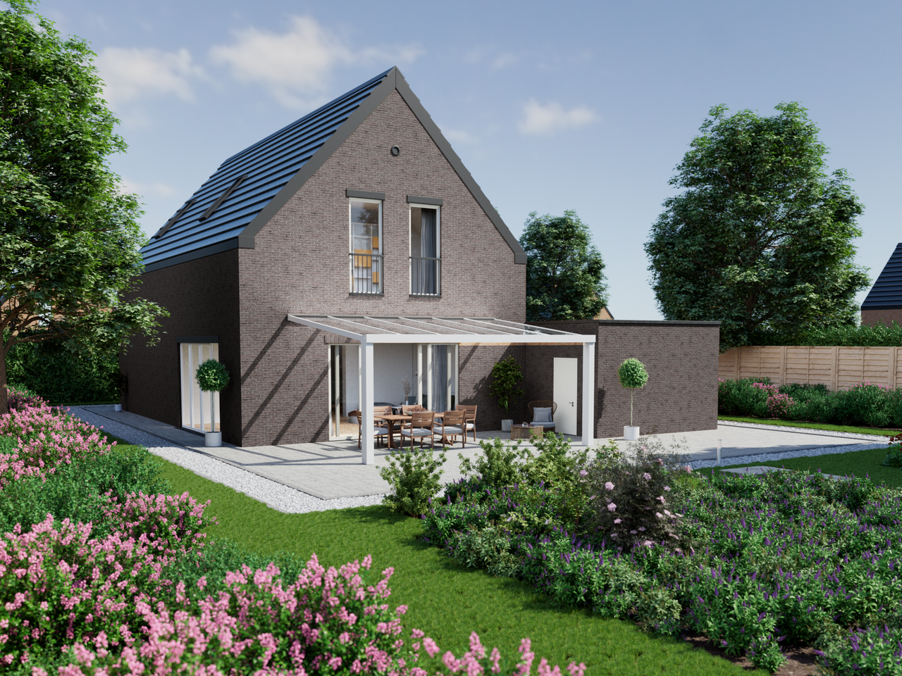 Terrassenüberdachung 6.06 m – Glasdach