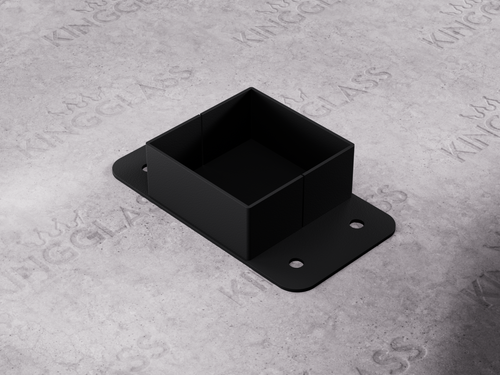 Bodenplatte mitte Pfosten