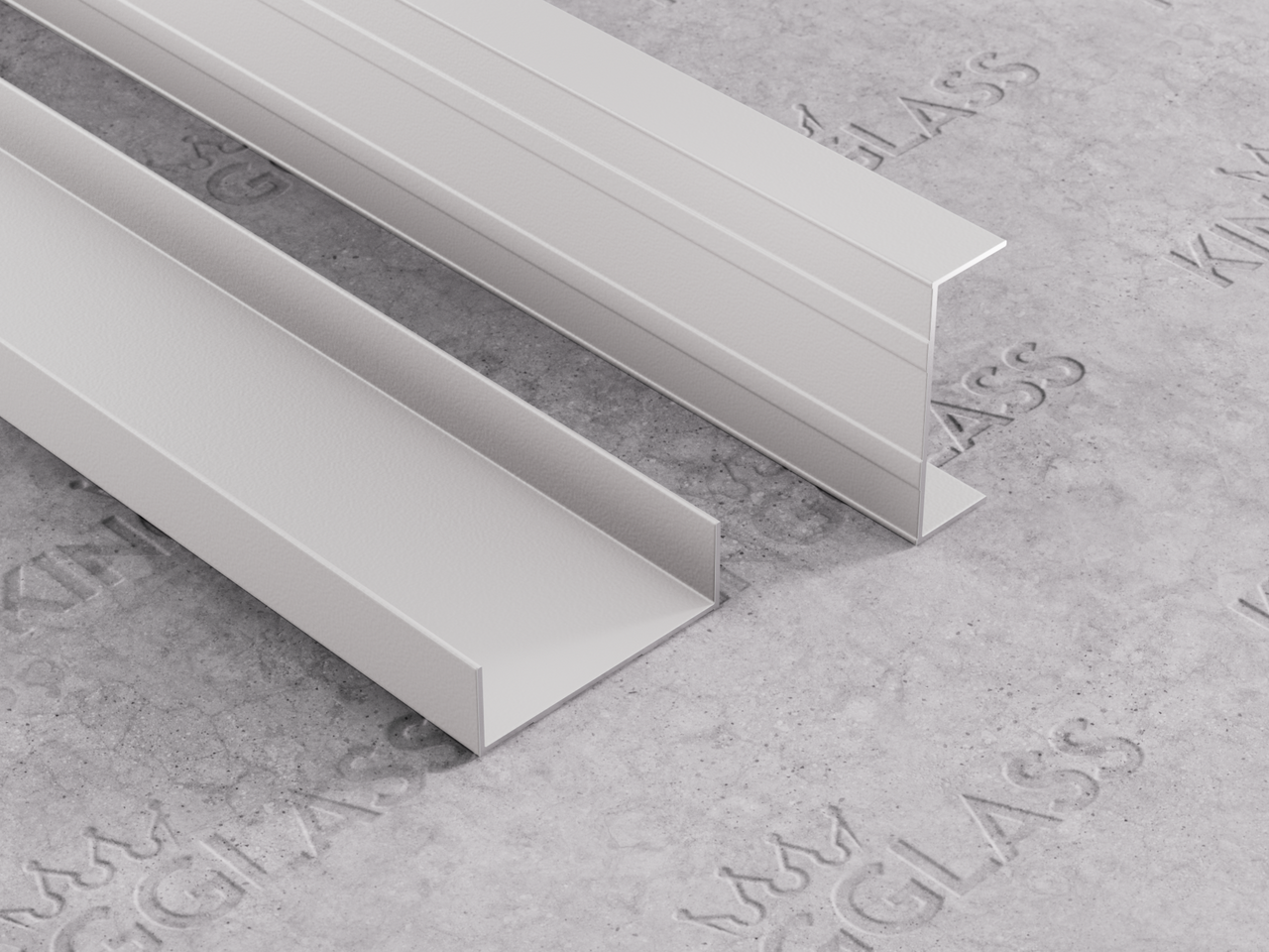 Glasaufnahmeprofil U