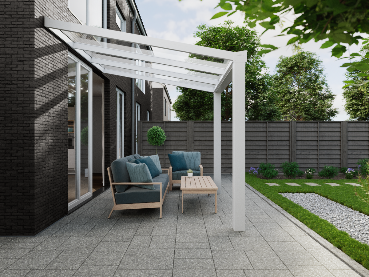 Terrassenüberdachung 3.06 m – Polycarbonatdach