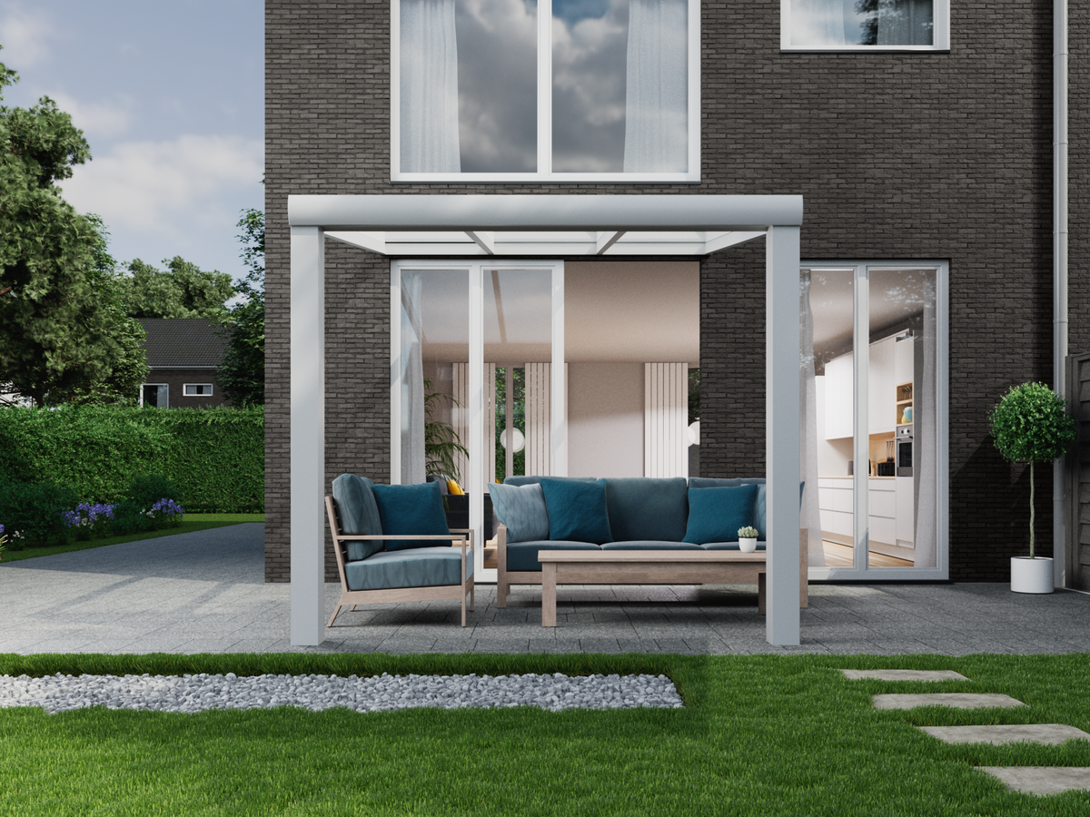 Terrassenüberdachung 3.06 m – Polycarbonatdach
