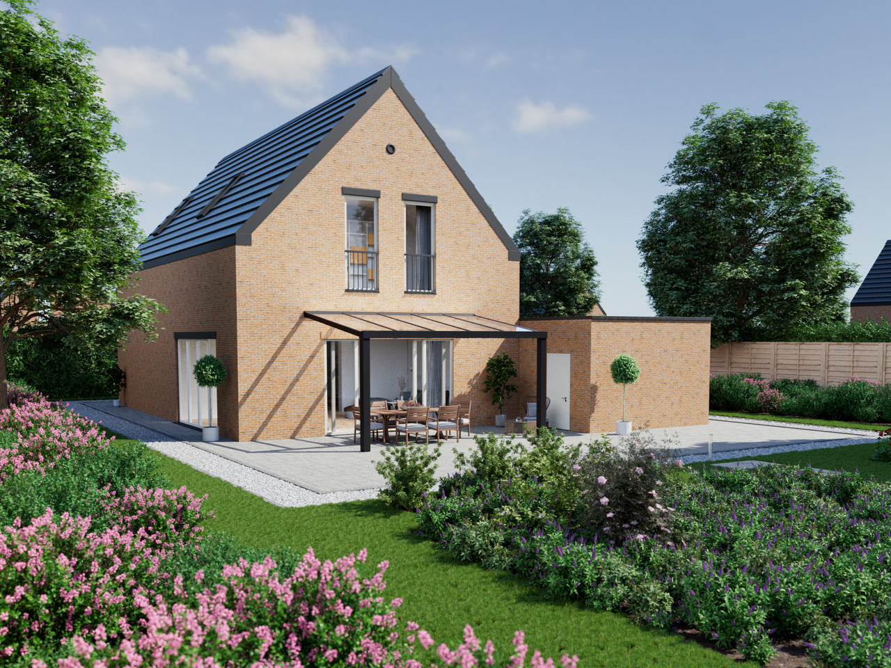 Terrassenüberdachung 5.06 m – Glasdach