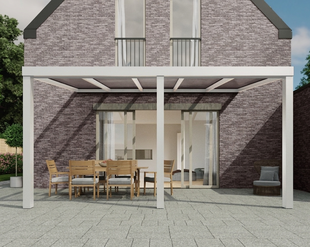 Terrassenüberdachung 5.06 m – Glasdach